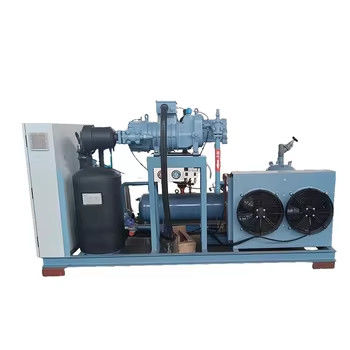 Unidade de compressor a parafuso industrial refrigerada a ar Conditioning Unit novo características automáticas núcleo sendo motor frigorífico