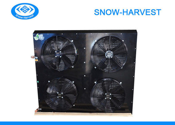 Condensador refrigerado por ar de quarto frio de sopro lateral com ventilador Condensador congelador de superfície resistente à corrosão
