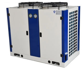 Tipo capacidade refrigerando de condensação de refrigeração ar da caixa U da eficiência elevada da unidade grande