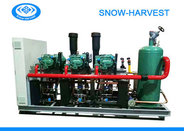 Controle automático semi selado do PLC da unidade do compressor da refrigeração do pistão