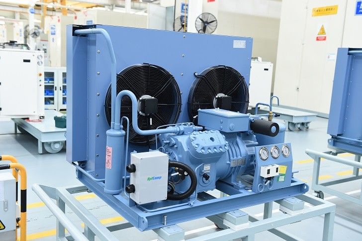 Abra o tipo unidade de condensação da refrigeração com o controlador da pressão do alto e baixo
