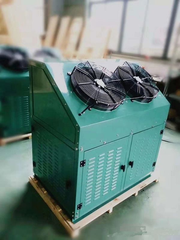 Unidade de condensação da sala em forma de caixa do congelador com o compressor inteiramente hermético do rolo