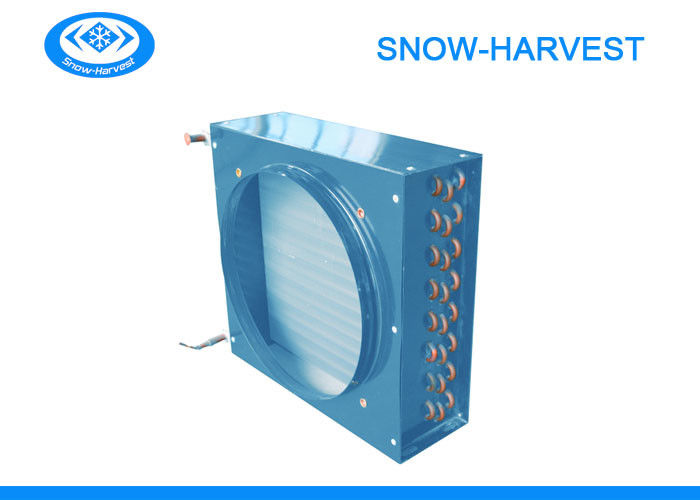 Tipo de baixo nível de ruído de grande resistência de refrigeração ar da aleta do condensador com folha galvanizada